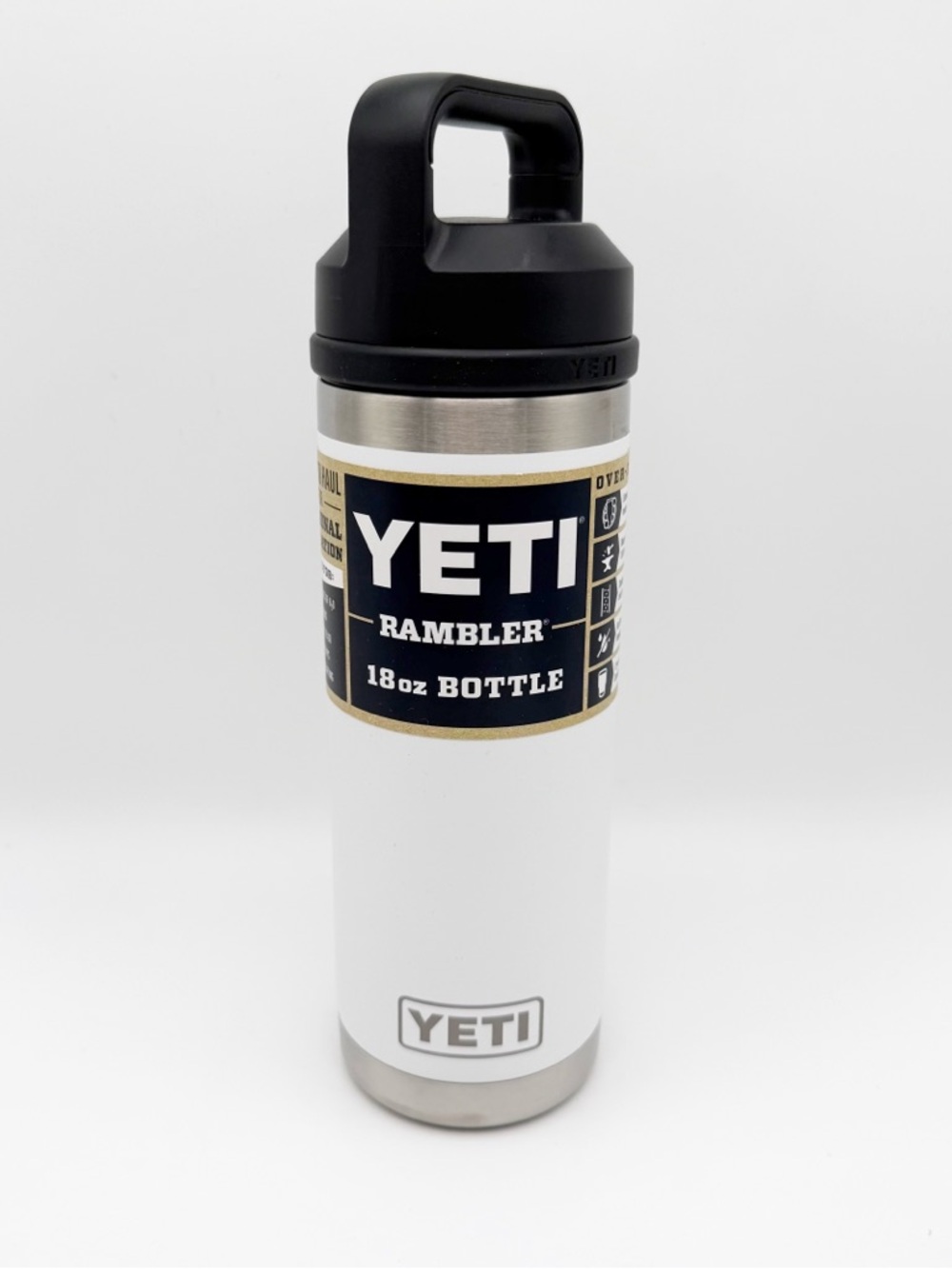 YETI 26 oz. Rambler Bottle with Chug Cap in white